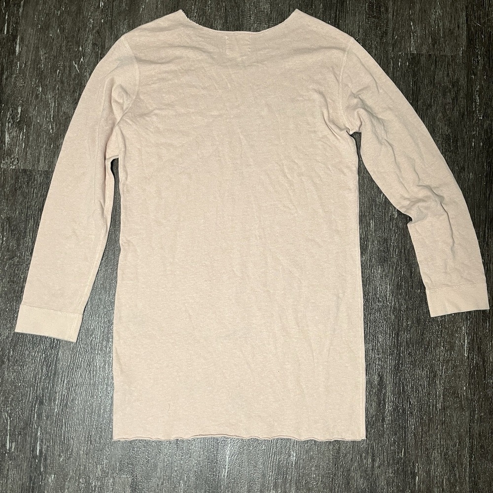 Monrow Salmon Pink Sweater / Sweatshirt Long Sleeve Pullover Women S